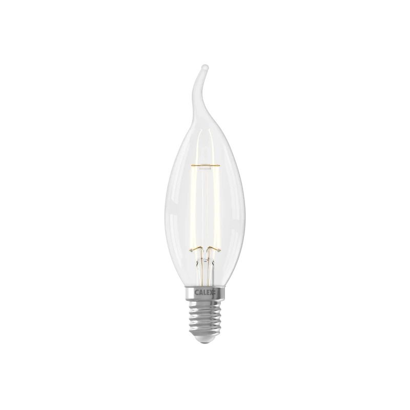 Calex E14 LED Kaarslamp Helder | 3.5W 250Lm 2700K | 220-240V 827 B35 | Dimbaar
