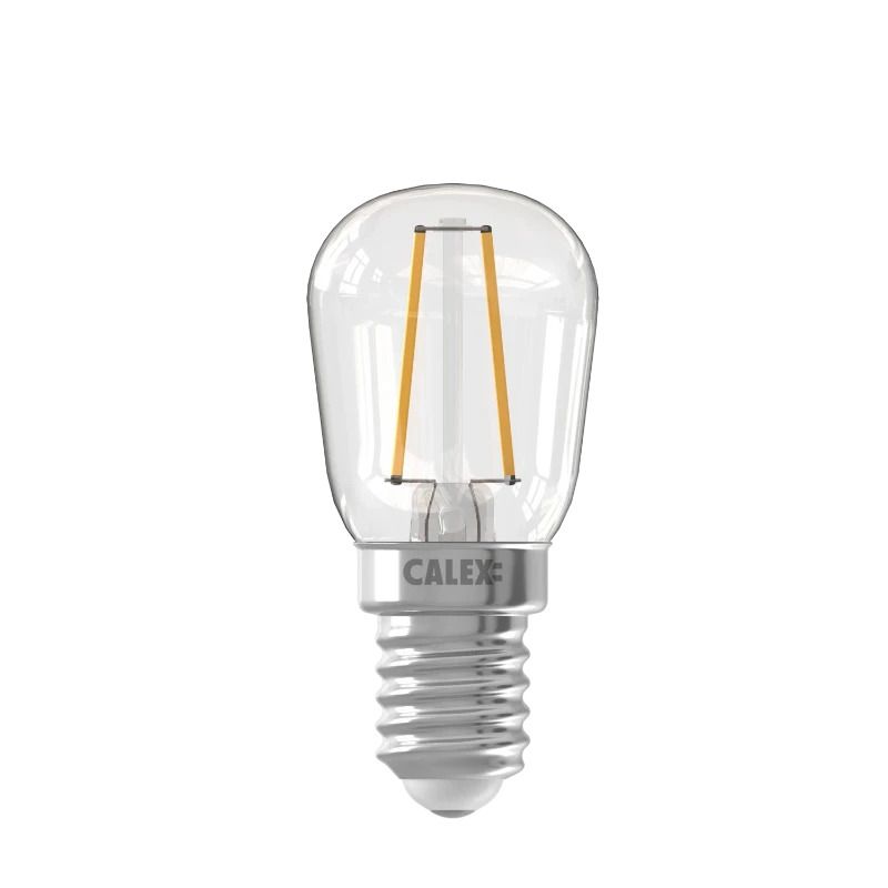 Calex E14 LED Buislamp Helder | 1.5W 136Lm 2700K | 220-240V 827 T26x58 | Dimbaar