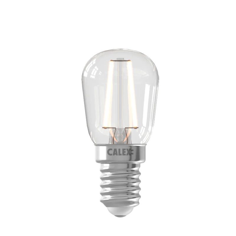 Calex E14 LED Buislamp Helder | 1.5W 136Lm 2700K | 220-240V 827 T26x58 | Dimbaar