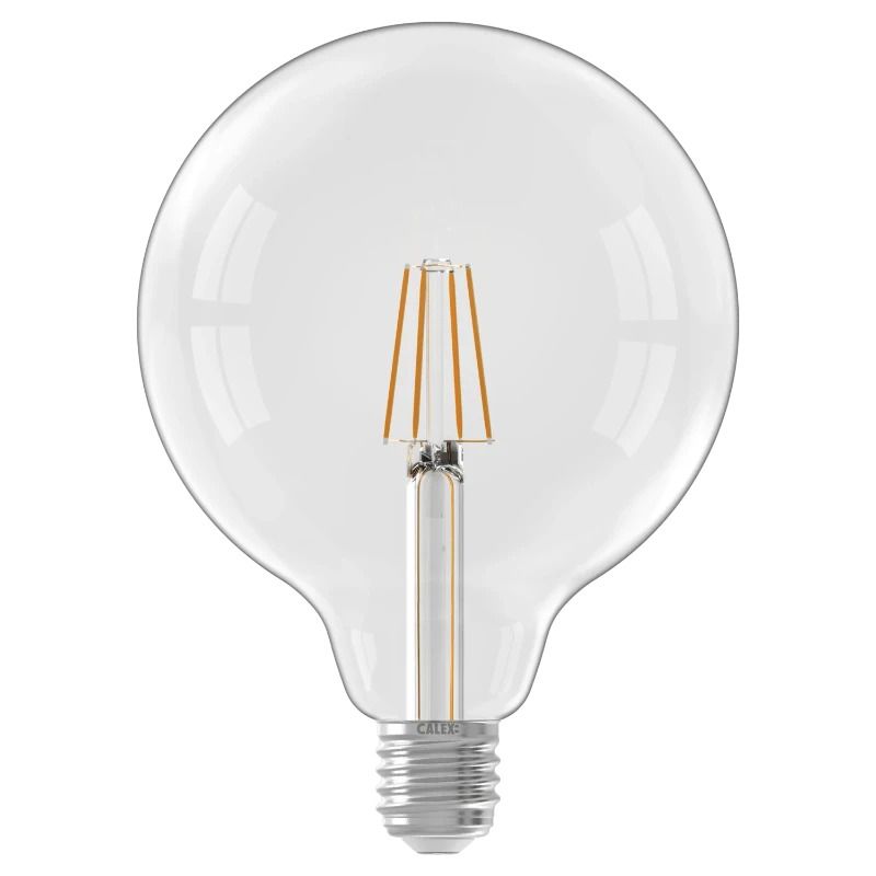 Calex E27 LED Globelamp Helder | 4.5W 470Lm 2700K | 220-240V 827 G125 | Dimbaar