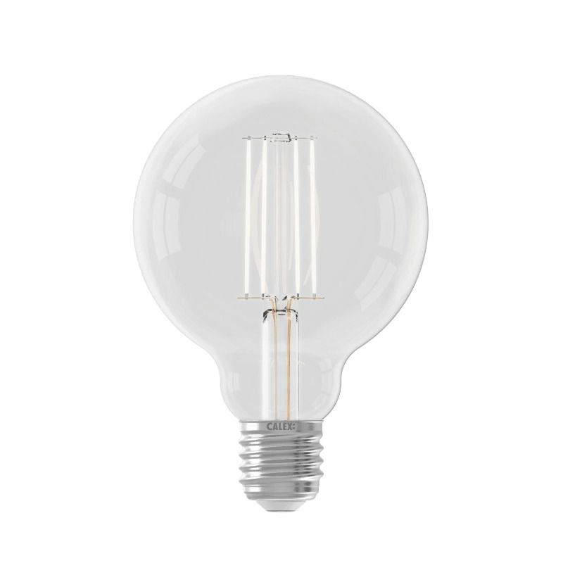 Calex E27 LED Globelamp Helder | 4.5W 470Lm 2700K | 220-240V 827 G95 | Dimbaar