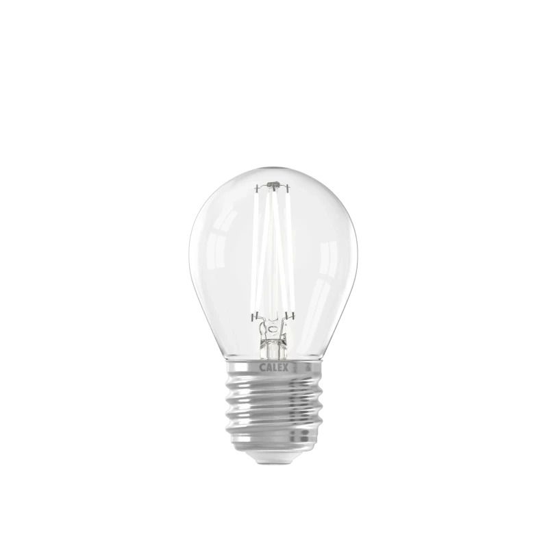 Calex E27 LED Kogellamp Helder | 4.5W 470Lm 2700K | 220-240V 827 P45 | Dimbaar