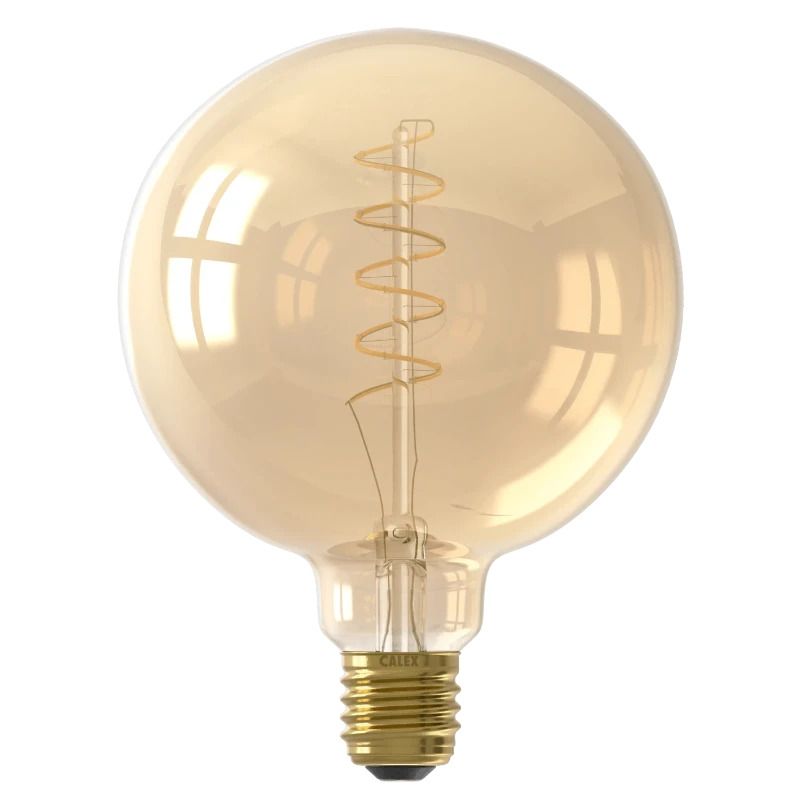 Calex E27 LED Globelamp Goud | 3.8W 250Lm 2100K | 220-240V 821 G125 | Dimbaar