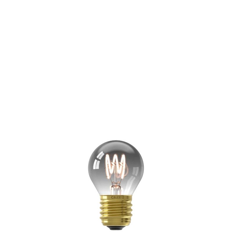 Calex E27 LED Kogellamp Titanium | 4W 136Lm 1800K | 220-240V 818 P45 | Dimbaar