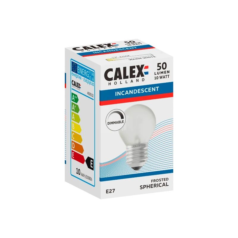 Calex E27 LED Kogellamp Mat | 10W 50Lm | 220-240V