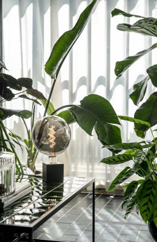 Calex E27 LED Globelamp Kalmar Titanium | 5W 70Lm 1800K | 220-240V 918 G200 | Dimbaar