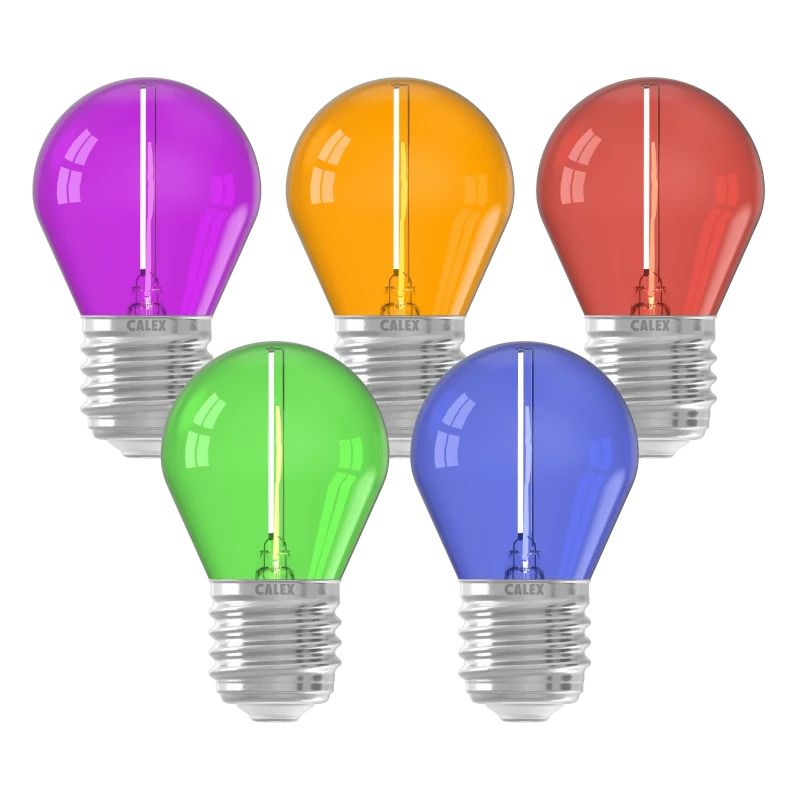 Calex E27 LED Party Lamp Set | 1W 20Lm | 220-240V G45