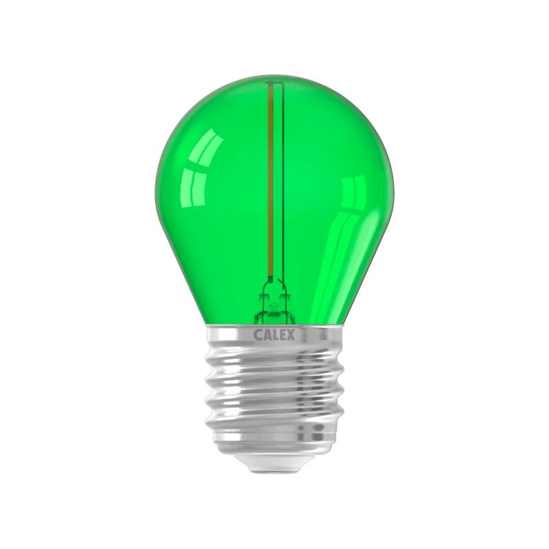 Calex E27 LED Kogellamp Groen | 0.5-1W 14Lm | 220-240V G45