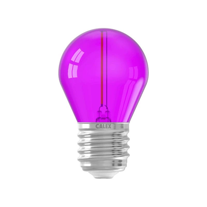 Calex E27 LED Kogellamp Paars | 0.5-1W 30Lm | 220-240V G45