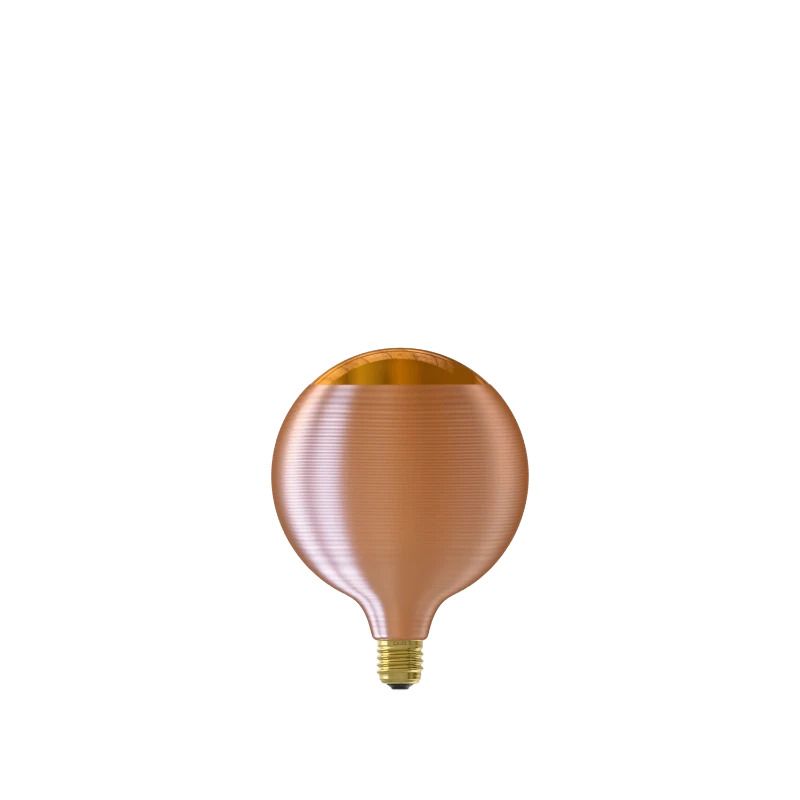 Calex E27 LED Globelamp Silk Goud | 4W 140Lm 1800K | 220-240V 918 G125 | Dimbaar