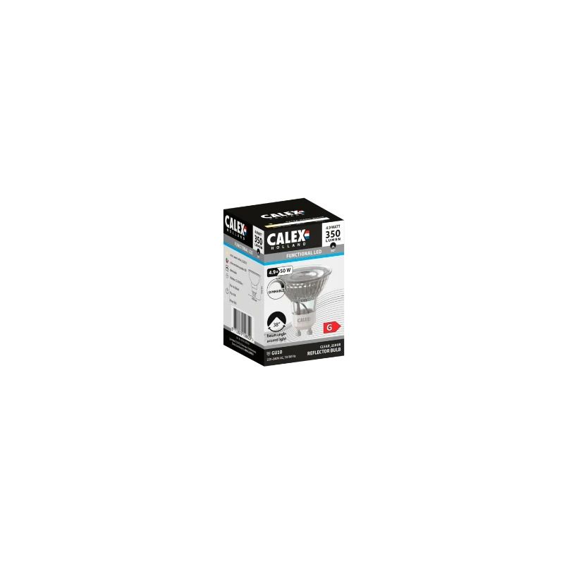 Calex GU10 LED Spot | 4.9W 350Lm 2100K | 220-240V 821 | Dimbaar