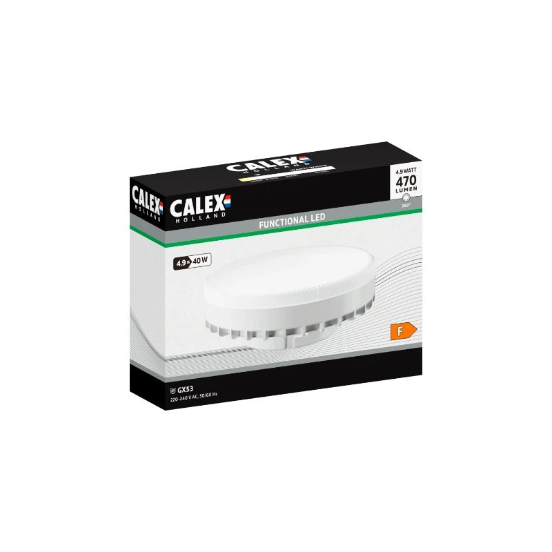 Calex GX53 LED Lamp Softline | 4.9W 470Lm 2700K | 220-240V 827