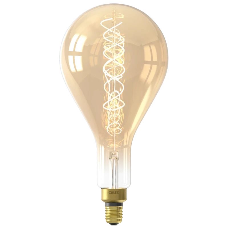 Calex E27 LED Lamp Volgas Splash Goud | 3W 250Lm 2200K | 220-240V 822 | Dimbaar