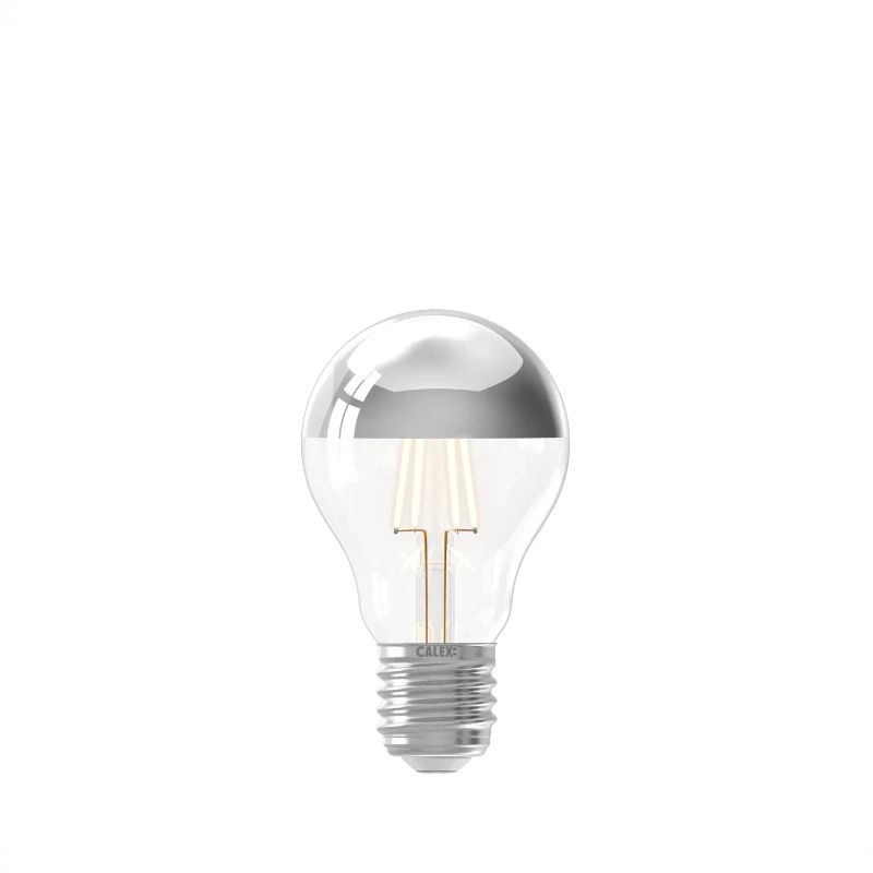 Calex E27 LED Lamp Kopspiegel Chrome | 4.5W 470Lm 2700K | 220-240V 827| Dimbaar
