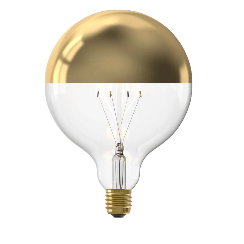 Calex E27 LED Globelamp Goud | 4W 200Lm 1800K | 220-240V 918 G125 | Dimbaar