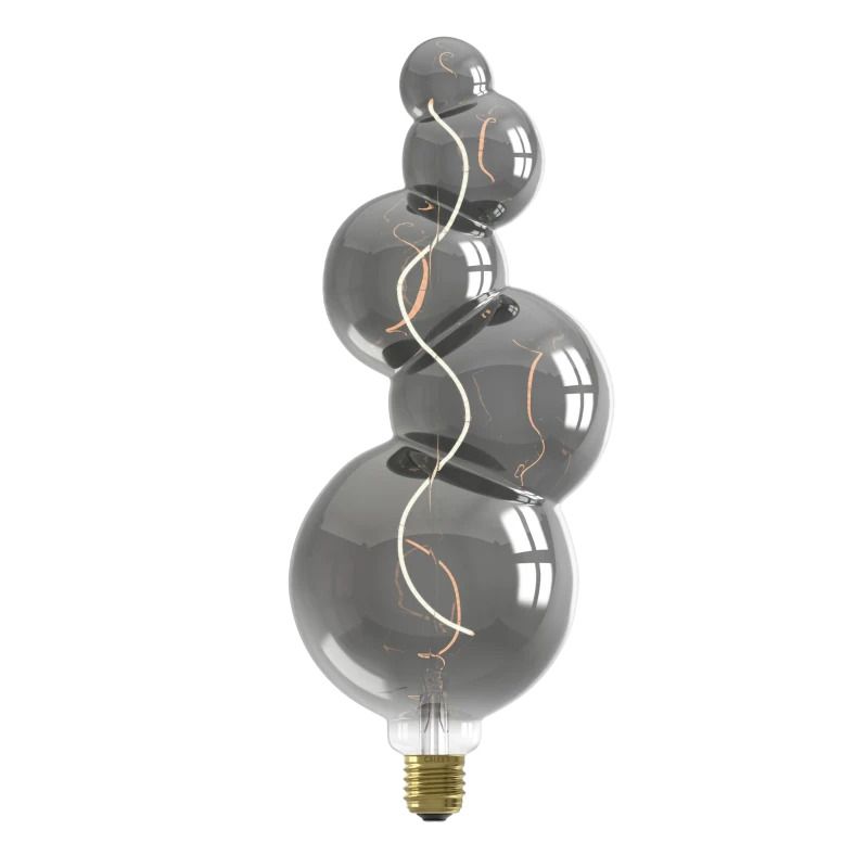 Calex E27 LED Lamp Alicante Titanium | 4W 60Lm 1800K | 220-240V 918 | Dimbaar