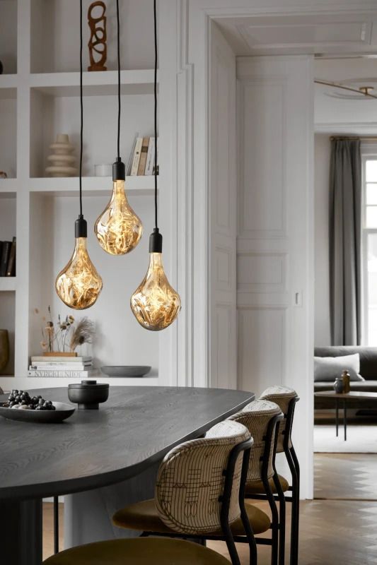Calex E27 LED Lamp XXL Organic Evo Champagne | 6W 100Lm 1800K | 220-240V 918 | Dimbaar