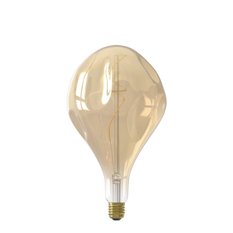 Calex E27 LED Lamp Organic Evo Goud | 6W 300Lm 1800K | 220-240V 918 | Dimbaar
