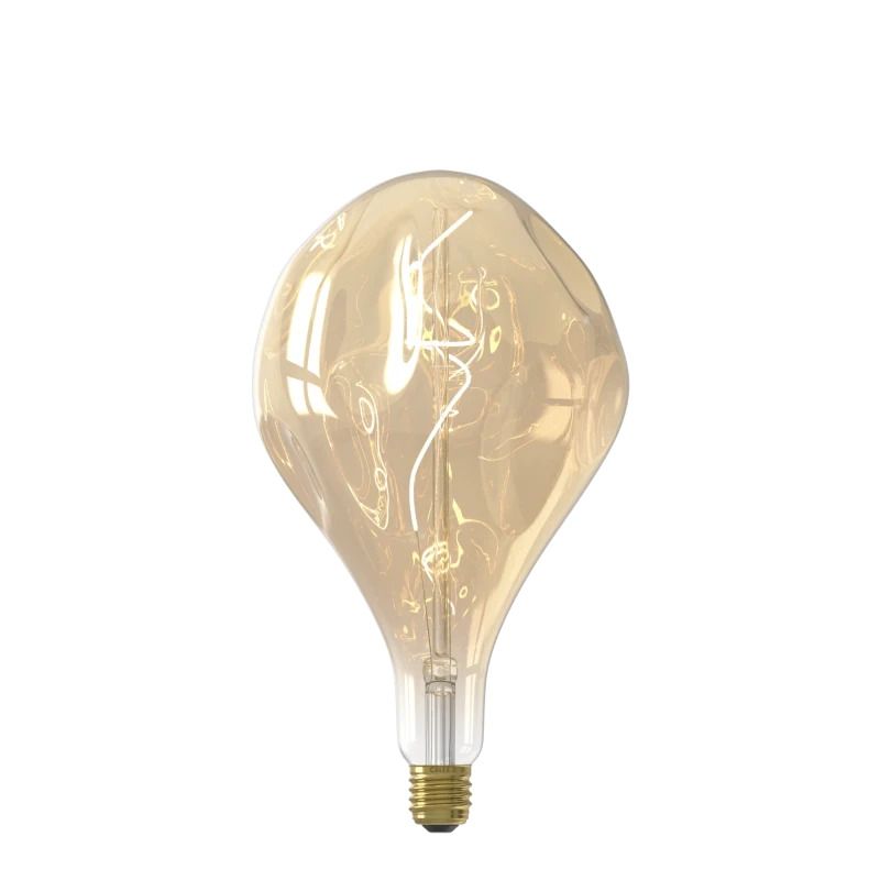 Calex E27 LED Lamp Organic Evo Goud | 6W 300Lm 1800K | 220-240V 918 | Dimbaar