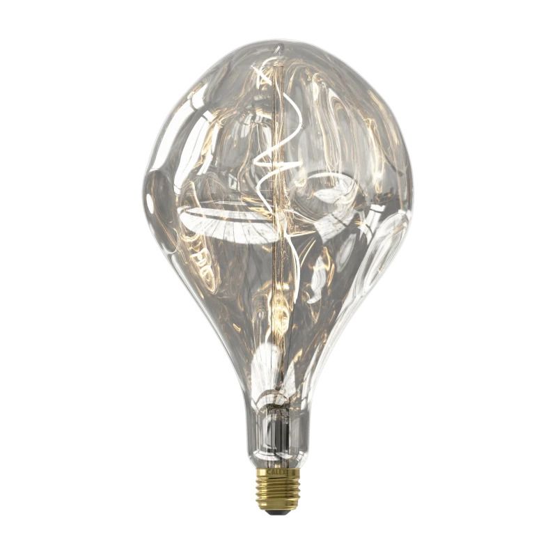 Calex E27 LED Lamp Organic Evo Zilver | 6W 160Lm 1800K | 220-240V 918 | Dimbaar