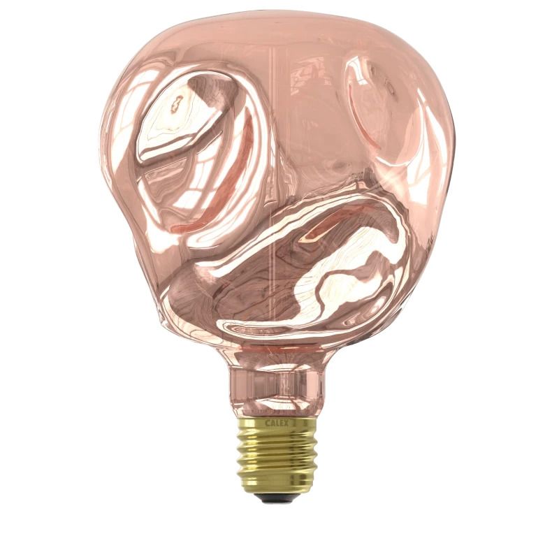 Calex E27 LED Globelamp Organic Neo Rose | 4W 70Lm 1800K | 220-240V 918 G120 | Dimbaar