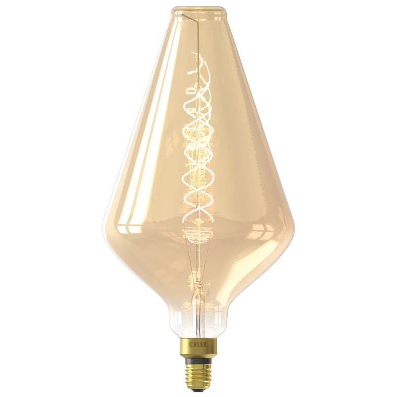 Calex E27 LED Lamp Vienna Goud | 4W 320Lm 2200K | 220-240V 822 | Dimbaar