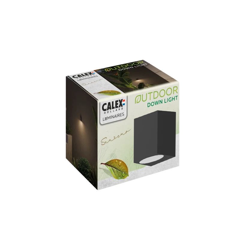 Calex Downlighter Sanremo | 1x GU10 | Zwart