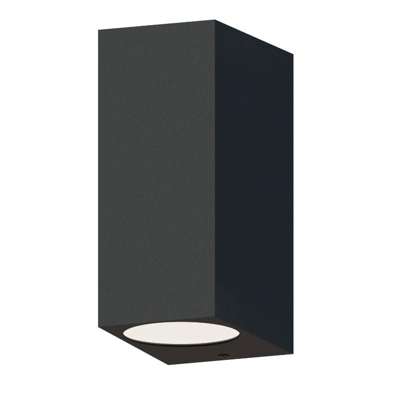 Calex Buiten Up/Downlighter Bergamo | 2x GU10 | IP54 | Zwart