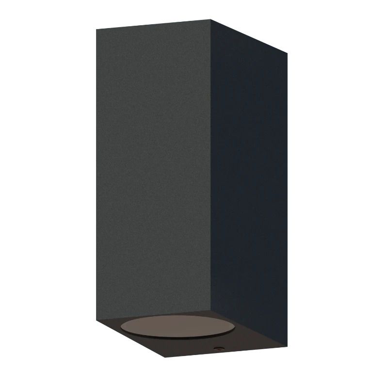 Calex Buiten Up/Downlighter Bergamo | 2x GU10 | IP54 | Zwart