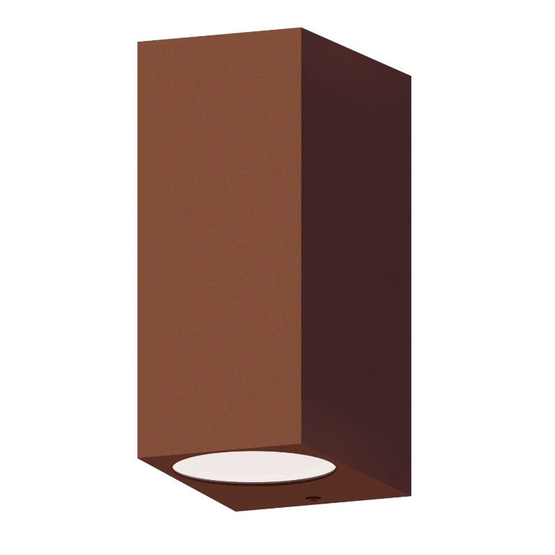 Calex Buiten Up/Downlighter Bergamo | 2x GU10 | IP54 | Roest