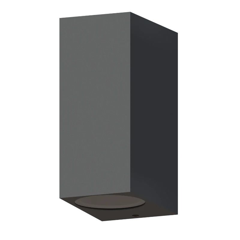Calex Buiten Up/Downlighter Bergamo | 2x GU10 | IP54 | Grijs