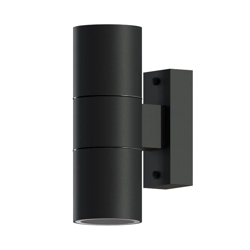 Calex Buiten Up/Downlighter Turin | 2x GU10 | IP54 | Zwart