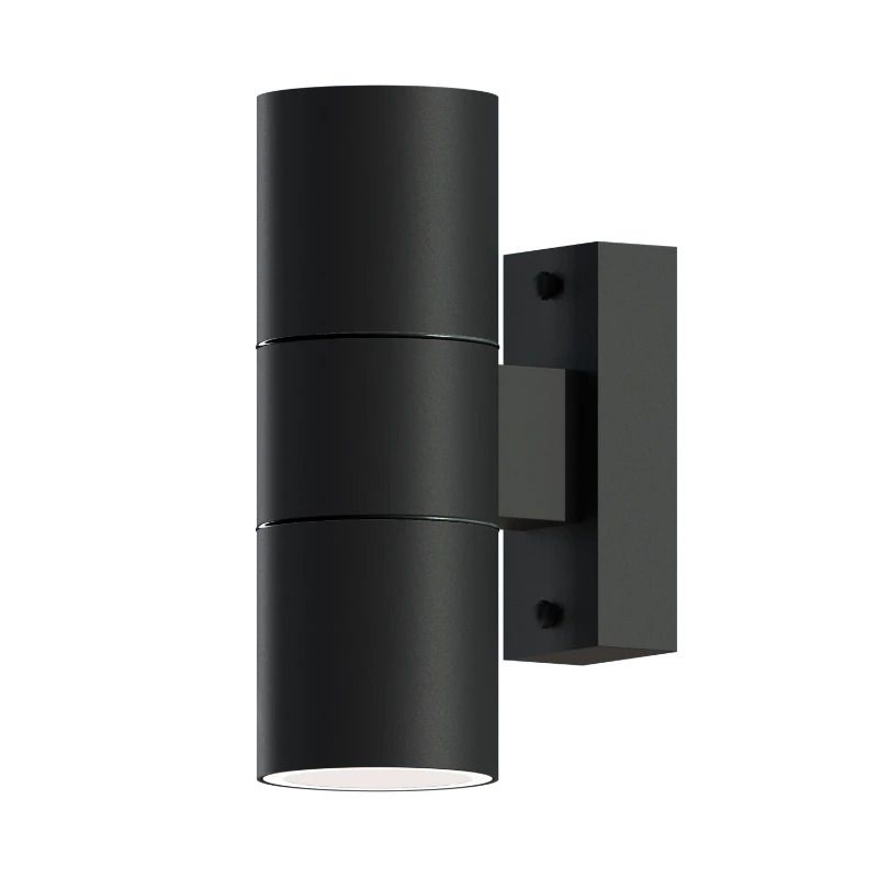 Calex Buiten Up/Downlighter Turin | 2x GU10 | IP54 | Zwart