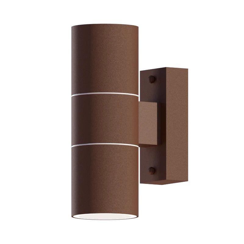 Calex Buiten Up/Downlighter Turin | 2x GU10 | IP54 | Roest