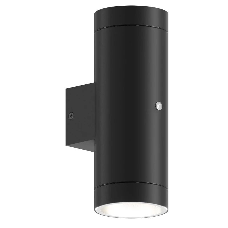 Calex Buiten Up/Downlighter Pavia | 2x GU10 | Met Schemersensor | IP44 | Zwart