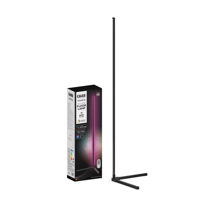 Calex Smart Vloerlamp | 12W RGB 500Lm | Dimbaar