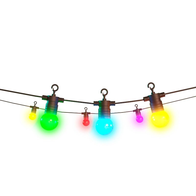 Calex Smart Lichtsnoer | 10 Meter | 15 Lampen | RGBIC | Dimbaar | IP44