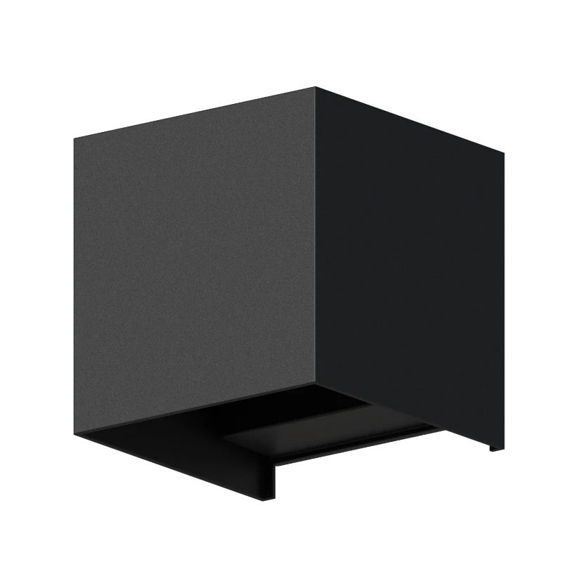 Calex Buiten Up/Downlighter Bari | 7W 400Lm 3000K | 830 | IP54 | Zwart
