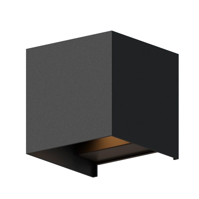 Calex Buiten Up/Downlighter Bari | 7W 400Lm 3000K | 830 | IP54 | Zwart