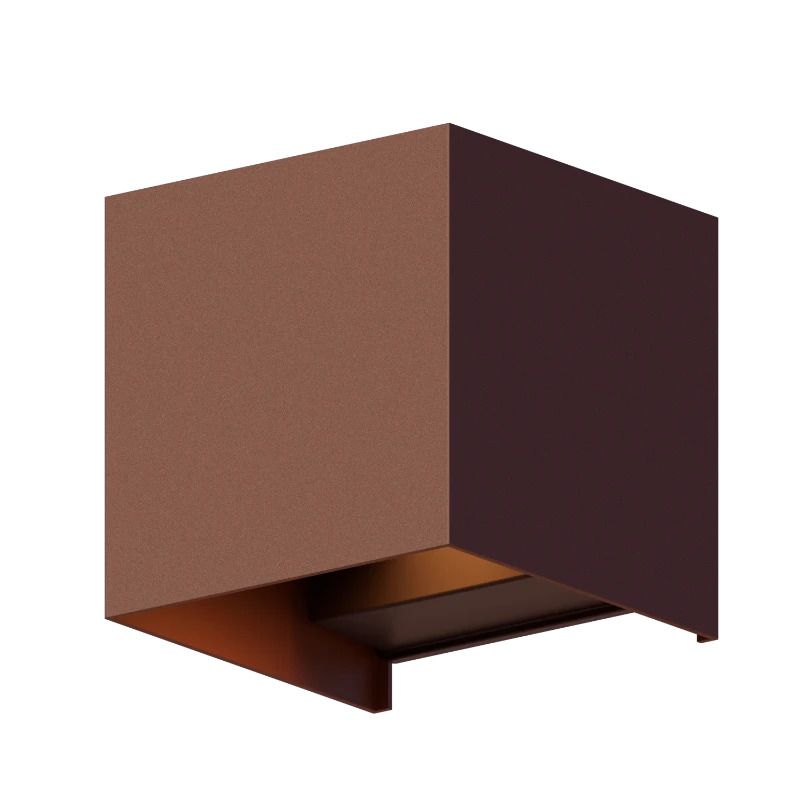 Calex Buiten Up/Downlighter Bari | 7W 400Lm 3000K | 830 | IP54 | Roest