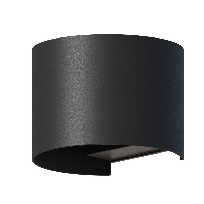 Calex Buiten Up/Downlighter Verona | 7W 400Lm 3000K | 830 | IP54 | Zwart