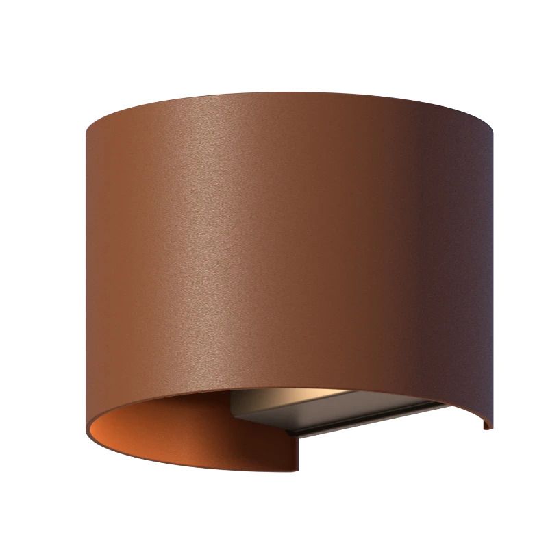 Calex Buiten Up/Downlighter Verona | 7W 400Lm 3000K | 830 | IP54 | Roest