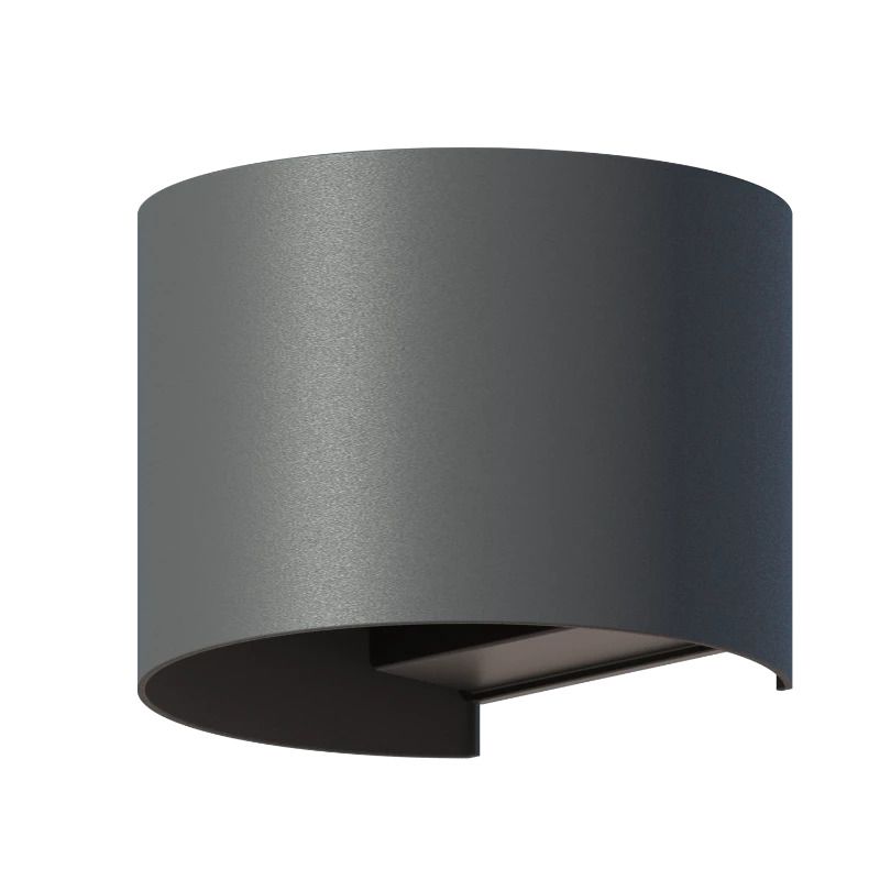 Calex Buiten Up/Downlighter Verona | 7W 400Lm 3000K | 830 | IP54 | Grijs