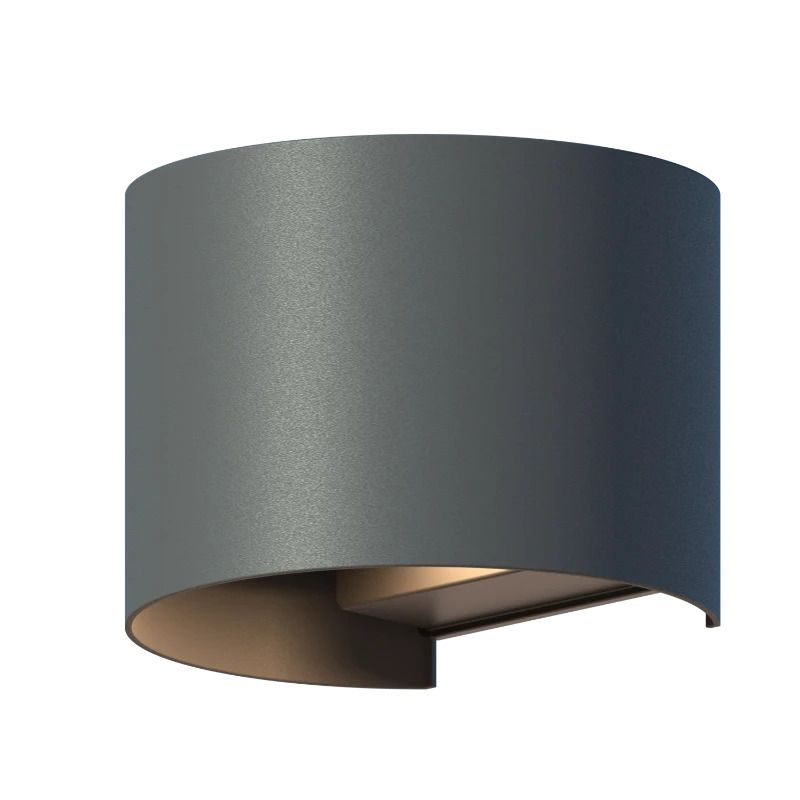 Calex Buiten Up/Downlighter Verona | 7W 400Lm 3000K | 830 | IP54 | Grijs