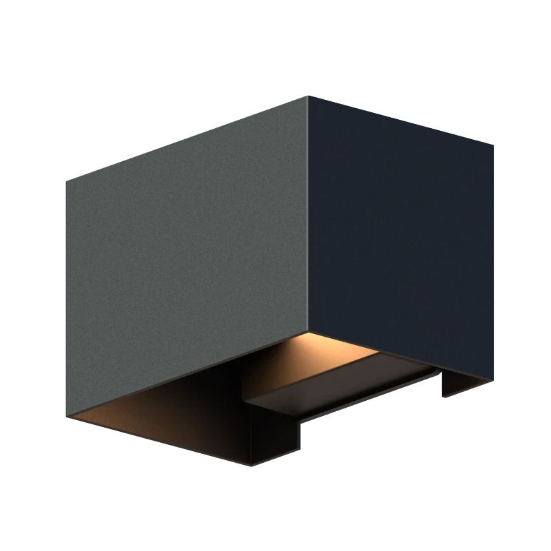 Calex Buiten Up/Downlighter Venice | 7W 630Lm 3000K | 830 | IP54 | Zwart