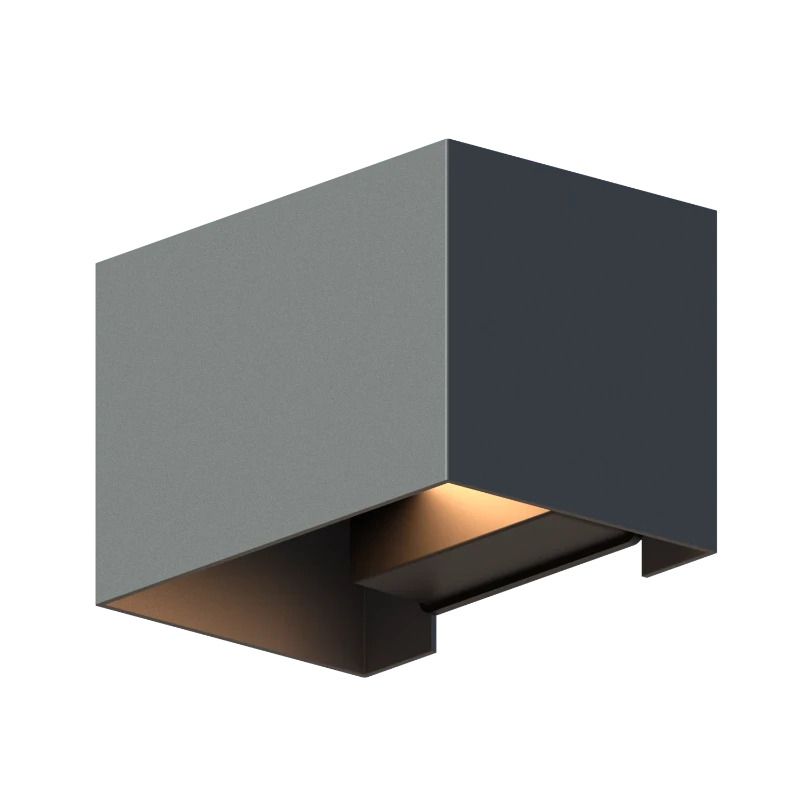 Calex Buiten Up/Downlighter Venice | 7W 400Lm 3000K | 830 | IP54 | Grijs