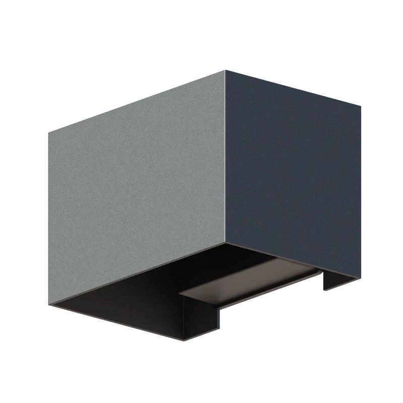 Calex Buiten Up/Downlighter Venice | 7W 400Lm 3000K | 830 | IP54 | Grijs