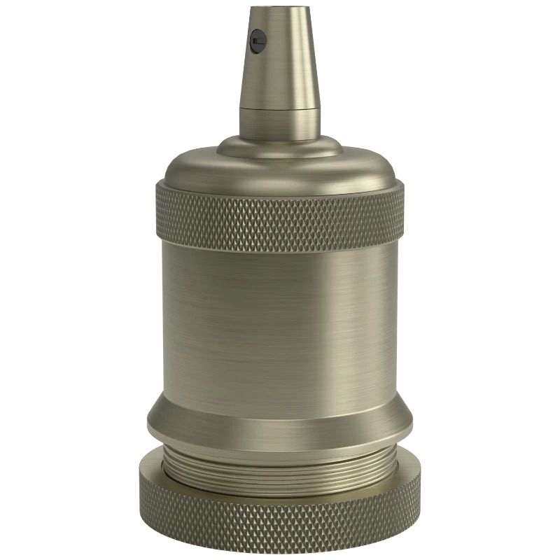 Calex E27 Lamphouder | Max 60W | Peak Model | Aluminium Mat Brons