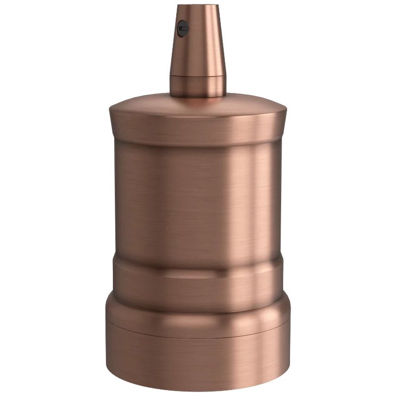 Calex E27 Lamphouder | Max 60W | Peak Model | Aluminium Mat Koper