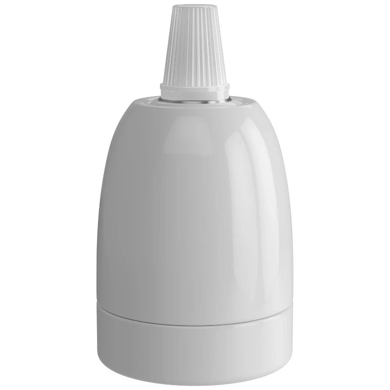 Calex E27 Lamphouder | Max 60W | Wit Keramiek